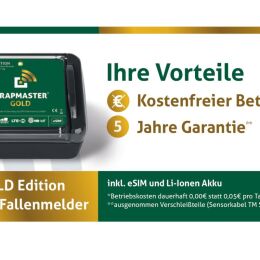 Trapmaster Gold Fallenmelder 4G/5G Version Standard (mit...