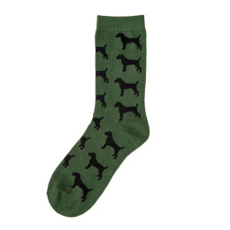 Krawattendackel Unisex Socken Terrier grün