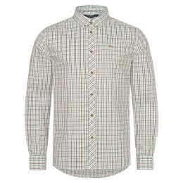 Blaser Herren Hemd Tristan 22 Bordeaux/Blau kariert M