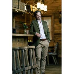 Blaser Herren Jacke Denim Stretch Bob Dunkeloliv S