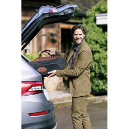 Blaser Herren Chino Denim Stretch Tom Dunkeloliv 54