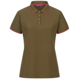 Blaser Damen Polo Shirt 24 Dunkeloliv/Heidekraut 36