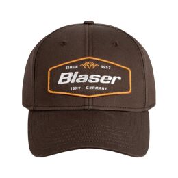 Blaser Unisex Kappe Badge Dunkelbraun One Size