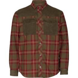 Seeland Herren Hemdjacke Vancouver Red Check L