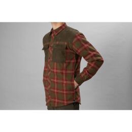 Seeland Herren Hemdjacke Vancouver Red Check L