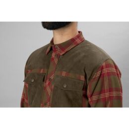 Seeland Herren Hemdjacke Vancouver Red Check L