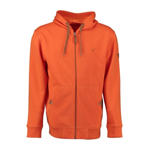 Tom Collins Herren Sweatshirtjacke Andreas Orange XL
