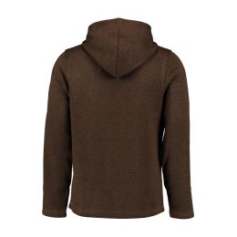 Tom Collins Herren Strick Fleece Jacke Farin Dunkelbraun XL