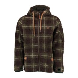 Tom Collins Herren Fleece Jacke Frederik Oliv 3XL