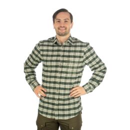 OS Trachten Herren Hemd 1/1-Arm Collin Trachtengr&uuml;n 49/50