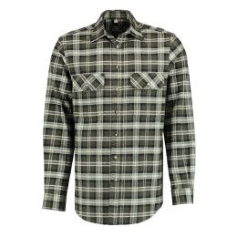 OS Trachten Herren Hemd 1/1-Arm Collin Flanell Oliv 41/42