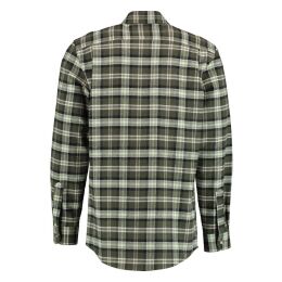 OS Trachten Herren Hemd 1/1-Arm Collin Flanell Oliv 41/42