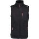 OS Trachten Herren Weste Strick Fleece Furkan Anthrazit XL