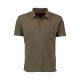 OS Trachten Herren Poloshirt 1/2-Arm Alex Dunkelgrün L