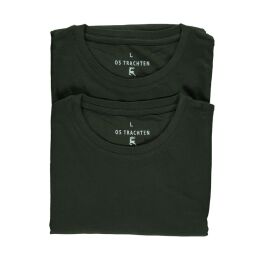 OS Trachten Herren T-Shirt Doppelpack Adam Trachtengr&uuml;n XL
