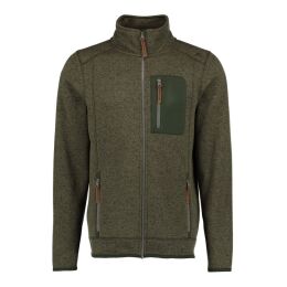 OS Trachten Herren Jacke Strick Fleece Fares