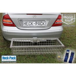 Heck-Pack Hecktr&auml;ger Deluxe Edelstahl, absenkbar