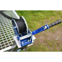 Heck-Pack Aufsteckbare Halterung mit Handseilwinde f&uuml;r 125 mm Heck-Pack Hecktr&auml;ger