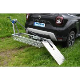 Heck-Pack Aufsteckbare Halterung mit Handseilwinde f&uuml;r 125 mm Heck-Pack Hecktr&auml;ger