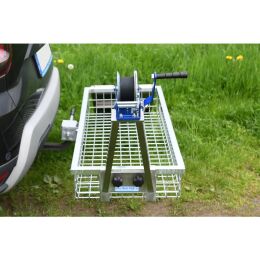 Heck-Pack Aufsteckbare Halterung mit Handseilwinde f&uuml;r 175 mm Heck-Pack Hecktr&auml;ger