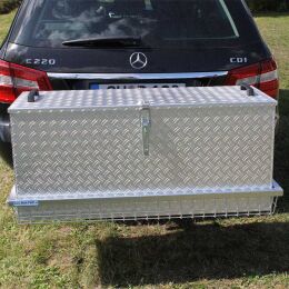 Heck-Pack Transportbox aus Alu f&uuml;r Hecktransporter 1000x600x175mm, 500mm