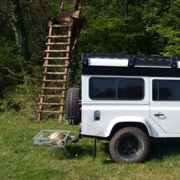 Heck-Pack Hecktr&auml;ger Optimal feuerverzinkt  900 x 500 x 125 mm