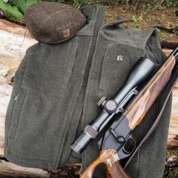 Rascher Herren Lodenweste Hannes Oliv 56