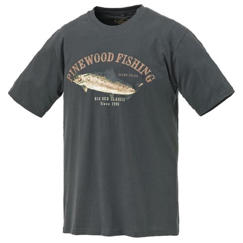 Pinewood Salmon T-Shirt Antracite