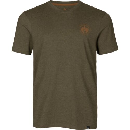 Seeland Herren T-Shirt Saka Pine green melange S