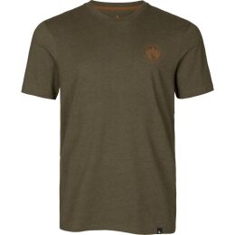 Seeland Herren T-Shirt Saka Pine green melange S