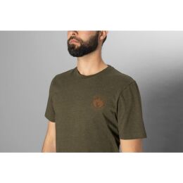 Seeland Herren T-Shirt Saka Pine green melange S