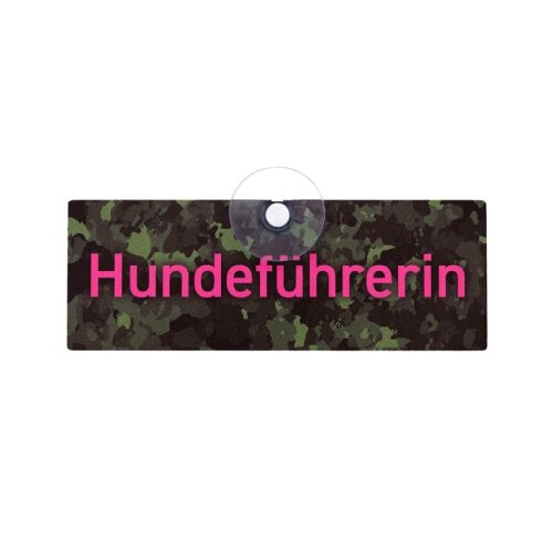 Wilde Hilde Saugnapfschild "Hundeführerin"