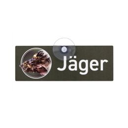 Wilde Hilde Saugnapfschild "Jäger"...