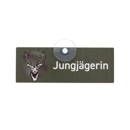 Wilde Hilde Saugnapfschild "Jungjägerin"