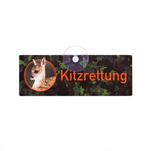 Wilde Hilde Saugnapfschild "Kitzrettung" III