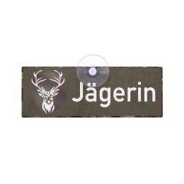 Wilde Hilde Saugnapfschild "Jägerin" I