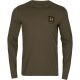 Härkila Herren Langarmshirt Gorm Willow Green 3XL
