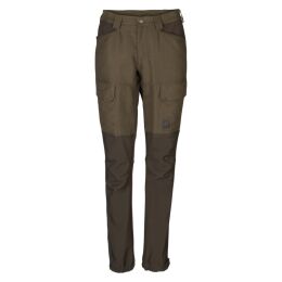 H&auml;rkila Damen Hose Scandinavian Willow Green/Deep Brown 36 Regular 32&quot;