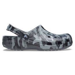 Crocs Unisex Clog Classic Printed Camo Slate Grey / Multi M7W9/39-40