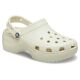 Crocs Damen Clog Classic Platform Bone W8/38-39