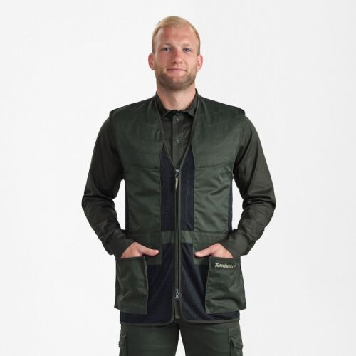 Deerhunter Herren Schießweste mit Netz Atlas Timber L