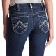 Ariat Damen Jeans R.E.A.L. Icon Stackable Blue W28/Long