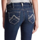 Ariat Damen Jeans R.E.A.L. Icon Stackable Blue W27/Long