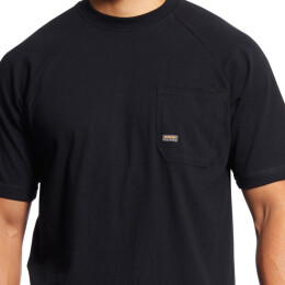 Ariat Herren T-Shirt Rebar&reg; CottonStrong Black L