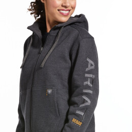 Ariat Damen Sweatjacke Rebar&reg; All-Weather Full Zip Grey M