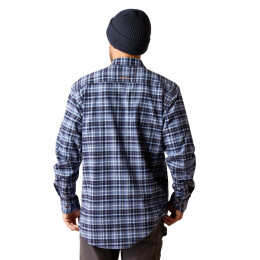 Ariat Herren Hemd Rebar&reg; Work Flanell DuraStretch Navy M