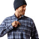 Ariat Herren Hemd Rebar® Work Flanell DuraStretch Navy XL