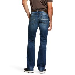 Ariat Herren Jeans M7 Rocker Stretch Nassau Blue 34W/32L