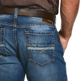 Ariat Herren Jeans M7 Rocker Stretch Nassau Blue 34W/32L