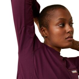 Ariat Damen Langarmshirt Rebar&trade; Workman Purple S